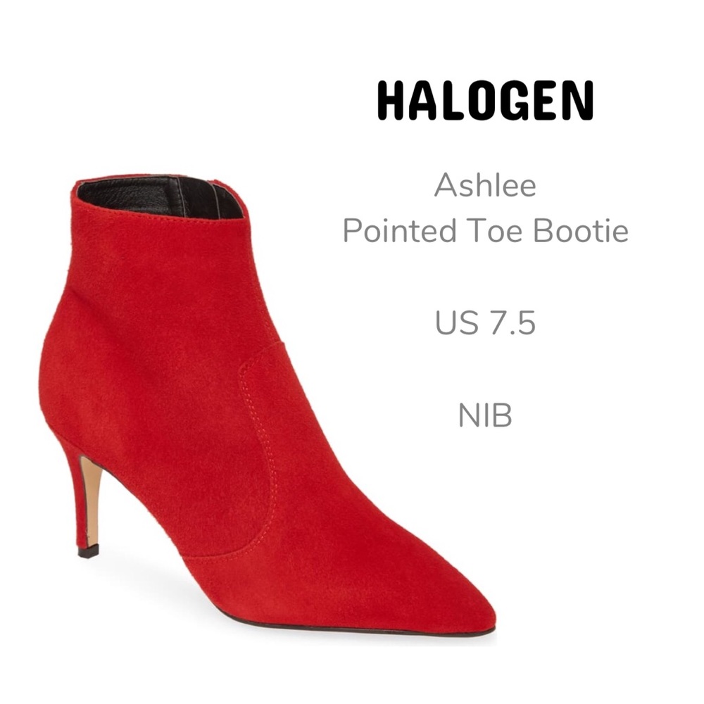 HALOGEN | Ashlee Pointed Toe Bootie | NIB